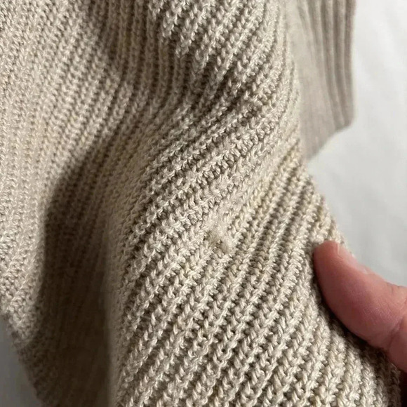 Old Navy Cardigan Womens Maternity Small Tan Open Front Long Sleeve - Picture 6 of 10